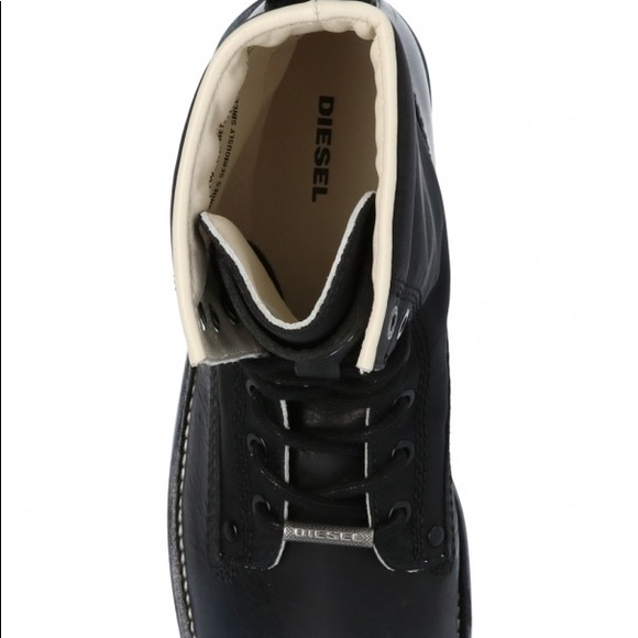 Rare Diesel leather Combat Boots - Picture 5 of 13